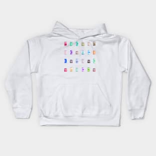 Pixel Drinks Kids Hoodie